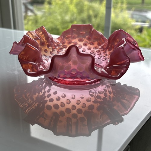 Vtg 40s fenton hobnail - vtg,