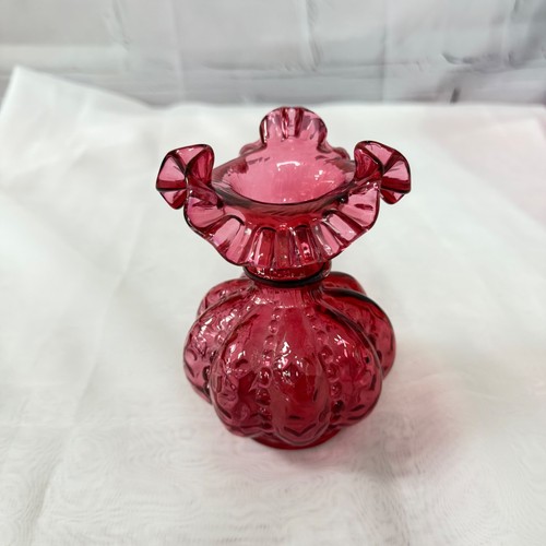 Vintage fenton cranberry glass - fenton,