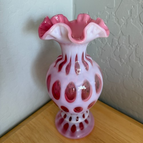 Fenton cranberry opalescent - fenton,
