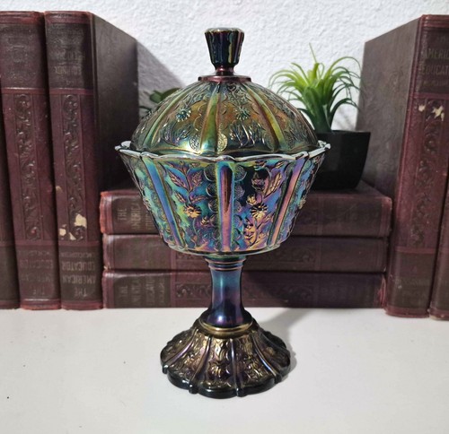 Fenton amethyst carnival glass - amethyst,
