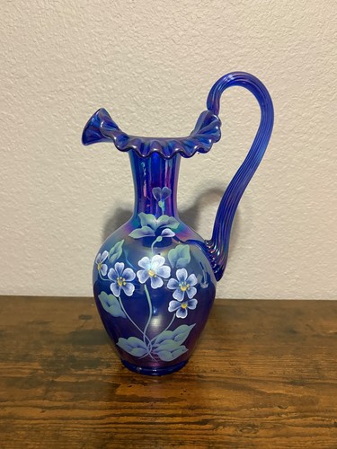 Fenton cobalt blue iridescent - cobalt,
